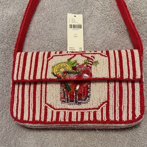 The viral Fiona beaded bag:  food and drink edition